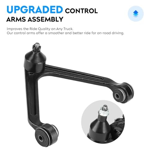 Front Upper Control Arm w/Ball Joint for Dodge Ram 1500 2002-2005, Lower Ball
