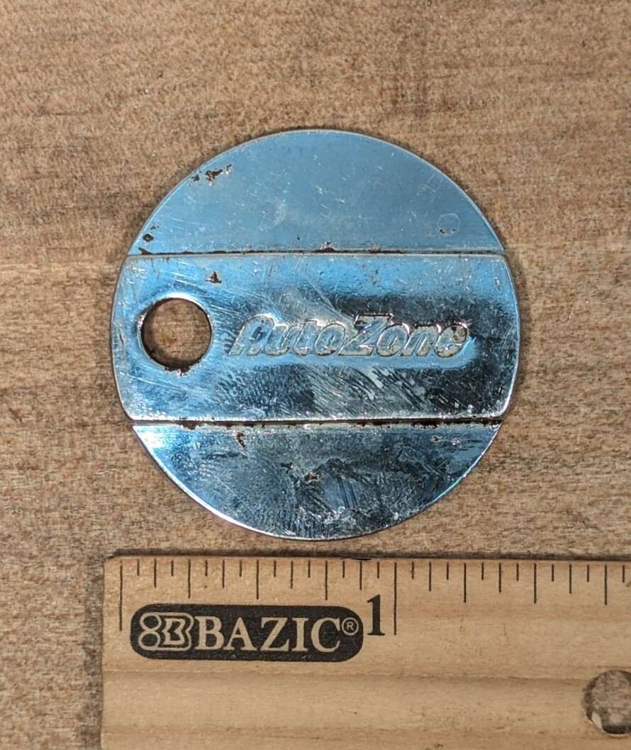 Auto Zone Spark Plug Gap Tool 2101 Inches Millimeters Measure