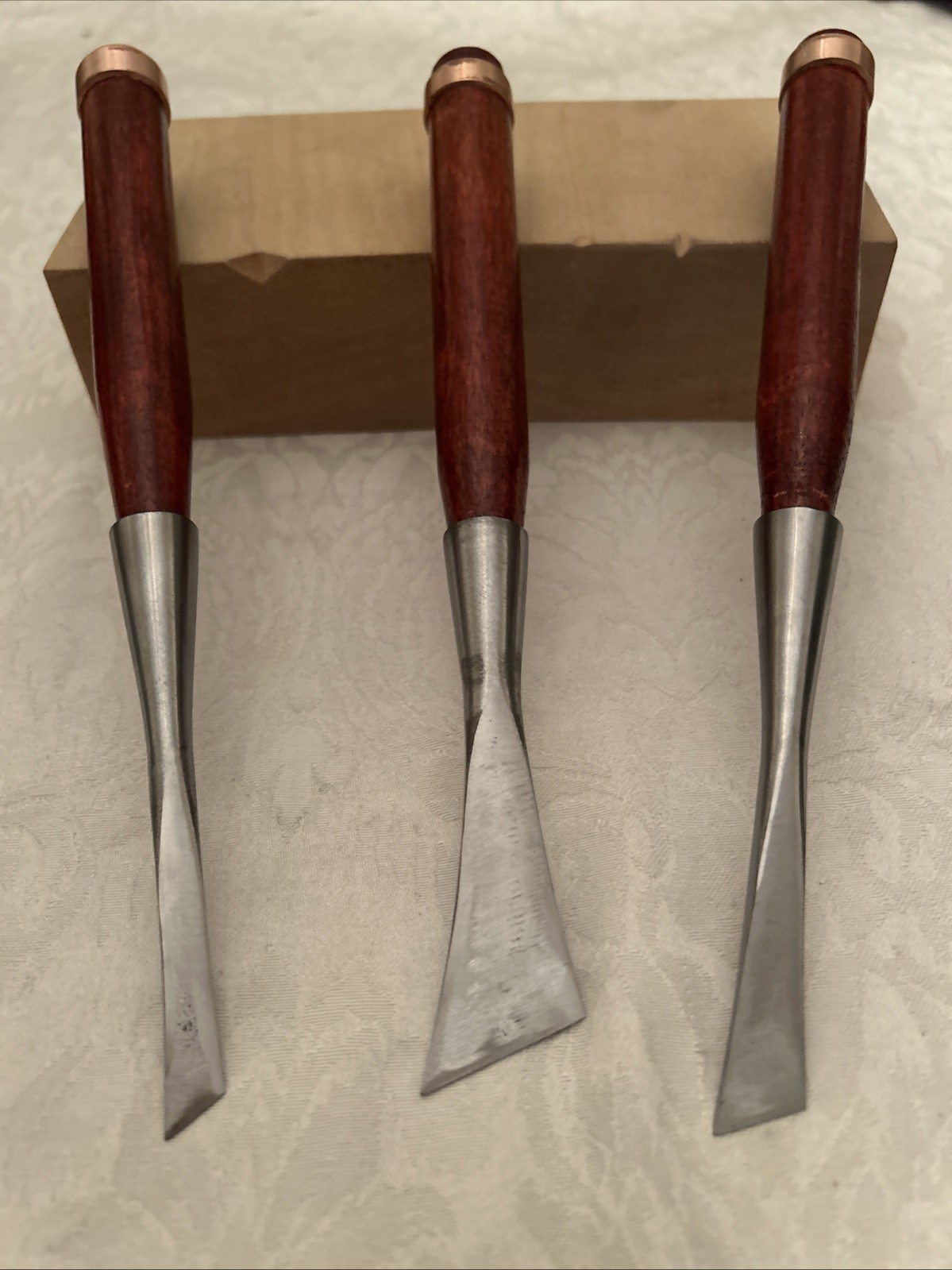 Socket Skew Chisel Set Of 3, Sweep # 1s / 10, 15, 26mm