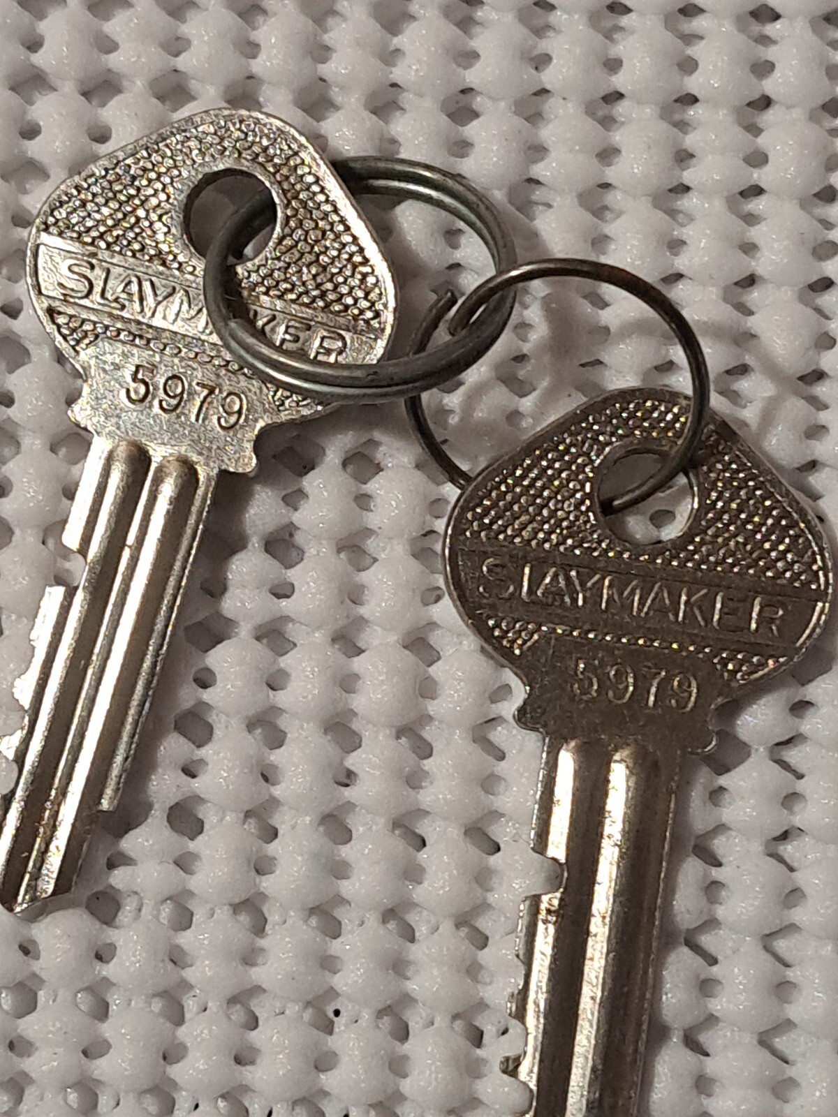 Vintage Slaymaker Rustless Lock with 2l Keys Collectible Old Working Lock