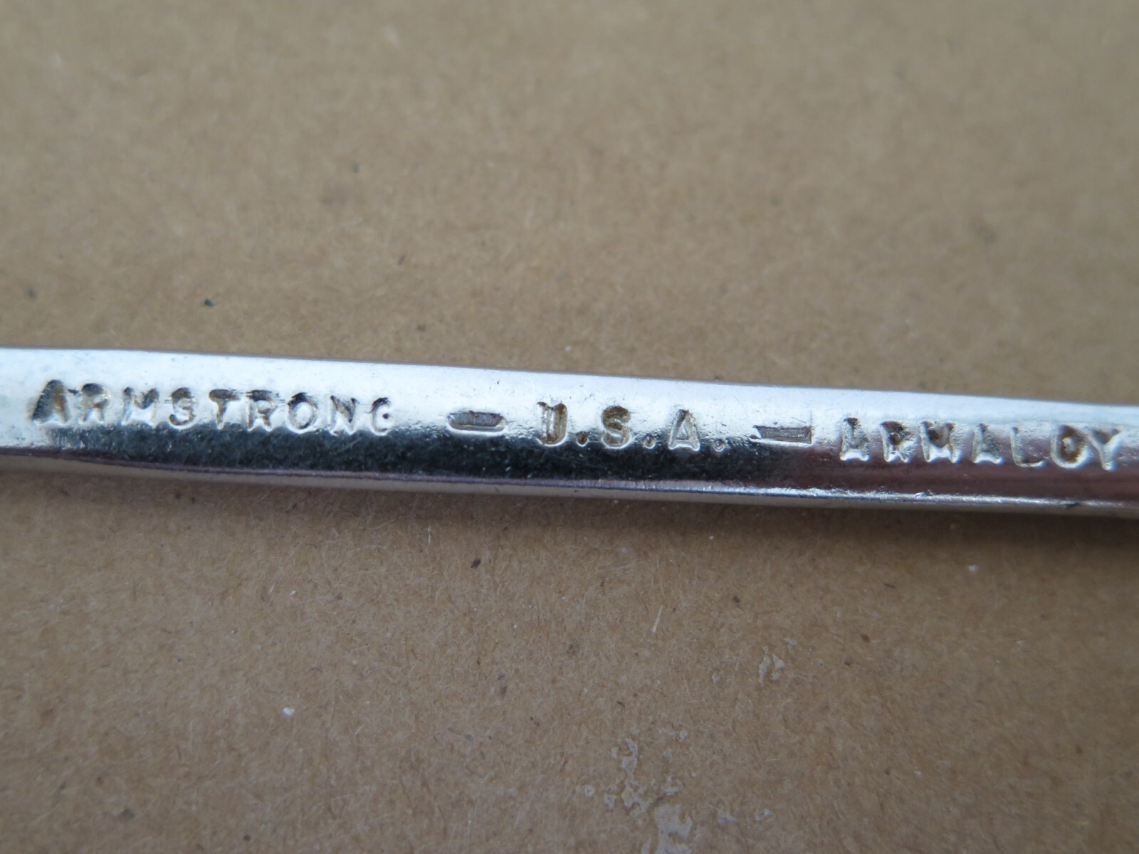 Vintage Armstong Armaloy 3/8″ Combo Wrench No. 1160