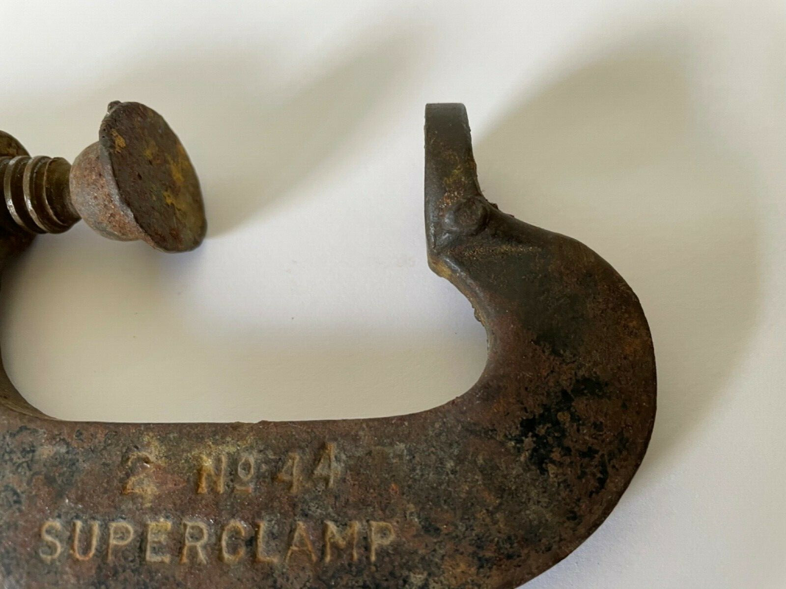 Vintage Cincinnati Tool Co No 44 Hargrave Superclamp 2″ Forged Steel C-Clamp USA