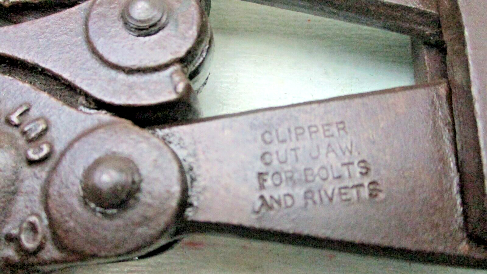 Vintage Porter’s No 1 Bolt Clipper Cutters 14” USA Boston