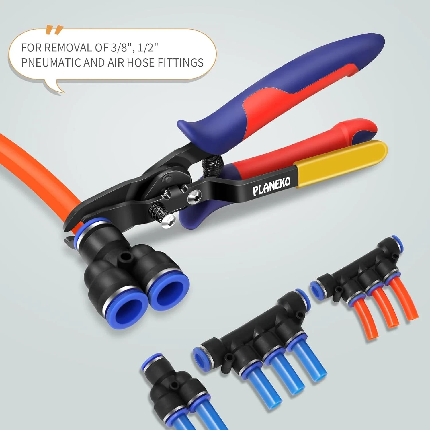 Air Line Pliers Push to Connect Fitting Disconnect Tool for 3/8″ 1/2″ P