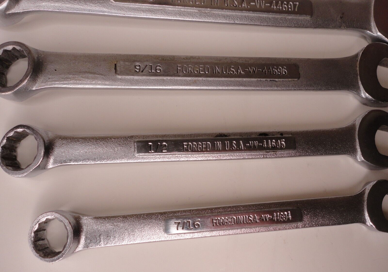 Craftsman USA SAE Combination Wrench Set 6 pc 12pt -VV- B7