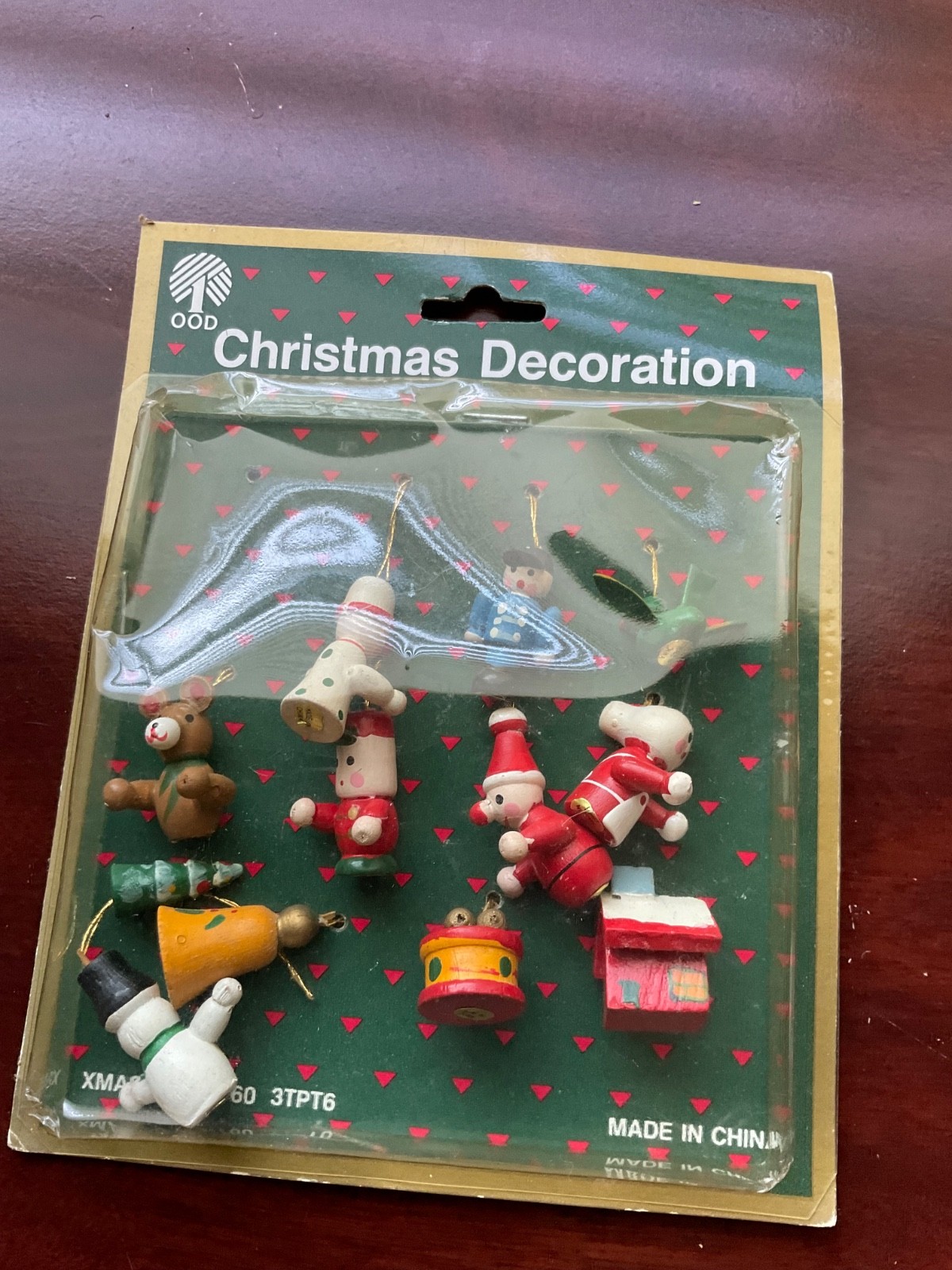 Christmas wood decoration’s assortment