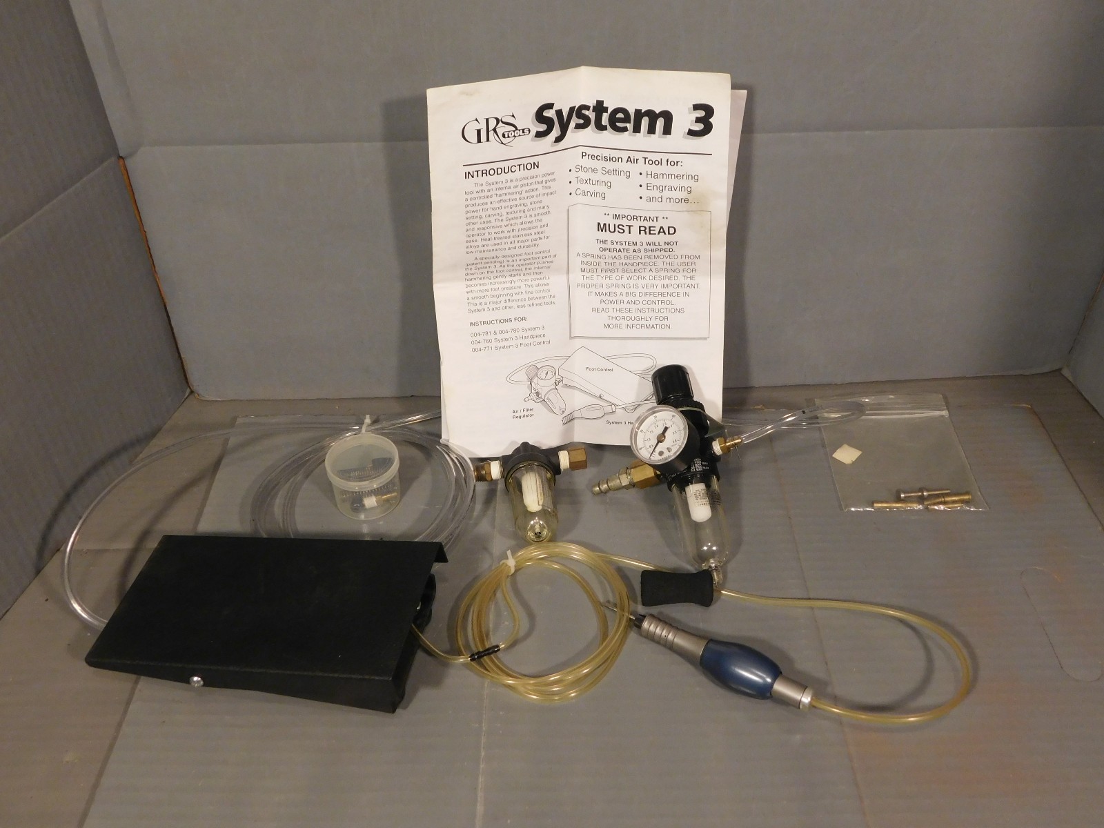GRS System 3 Engraving, Carving, Hammering Air Tool