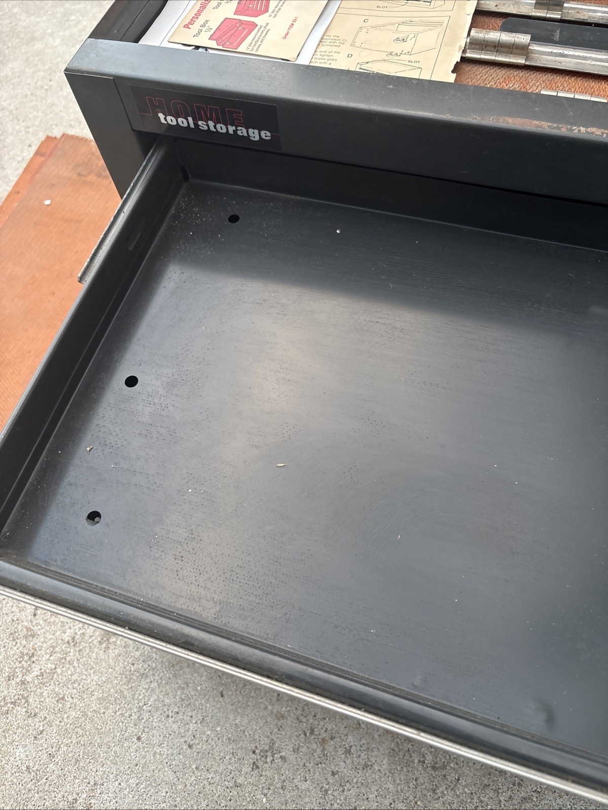 Vintage Craftsman 4-drawer Metal Tool Box Chest 26” X 15-½” X 12” MADE IN USA