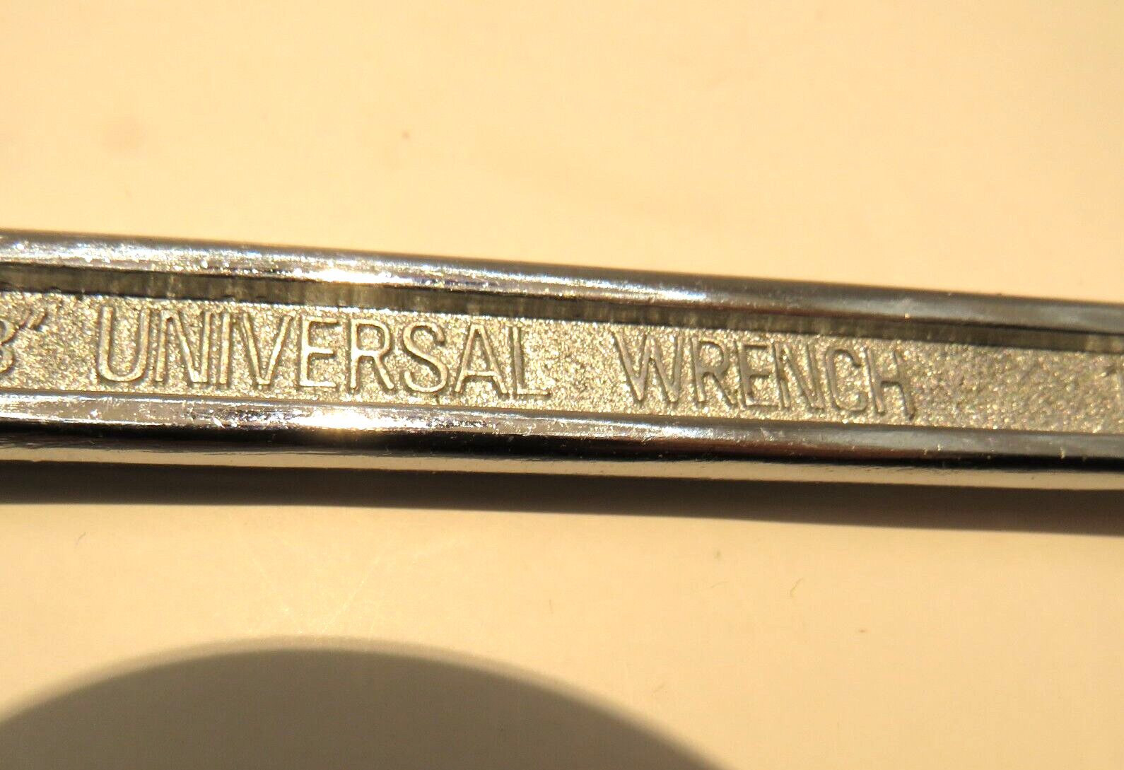 Vintage Universal Wrench Tool 8 11/16″ Long 3/8″ to 13/16″ & 9-14mm to 15-22mm