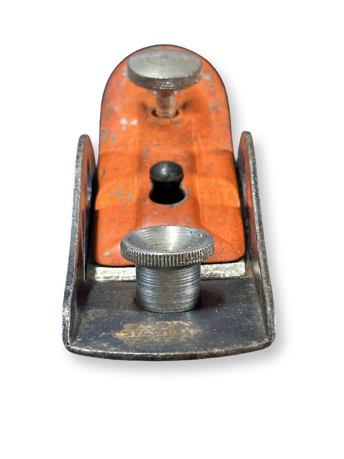 Vintage Stanley No. 118 Unbreakable Steel Low Angle Block Plane Made In USA Tool