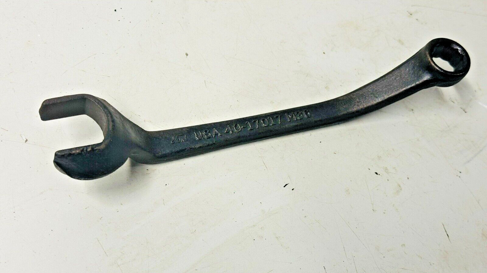 Vintage FORD USA 40-17017M36 6 Point Spark Plug Curved Head Wrench Tool Spanner