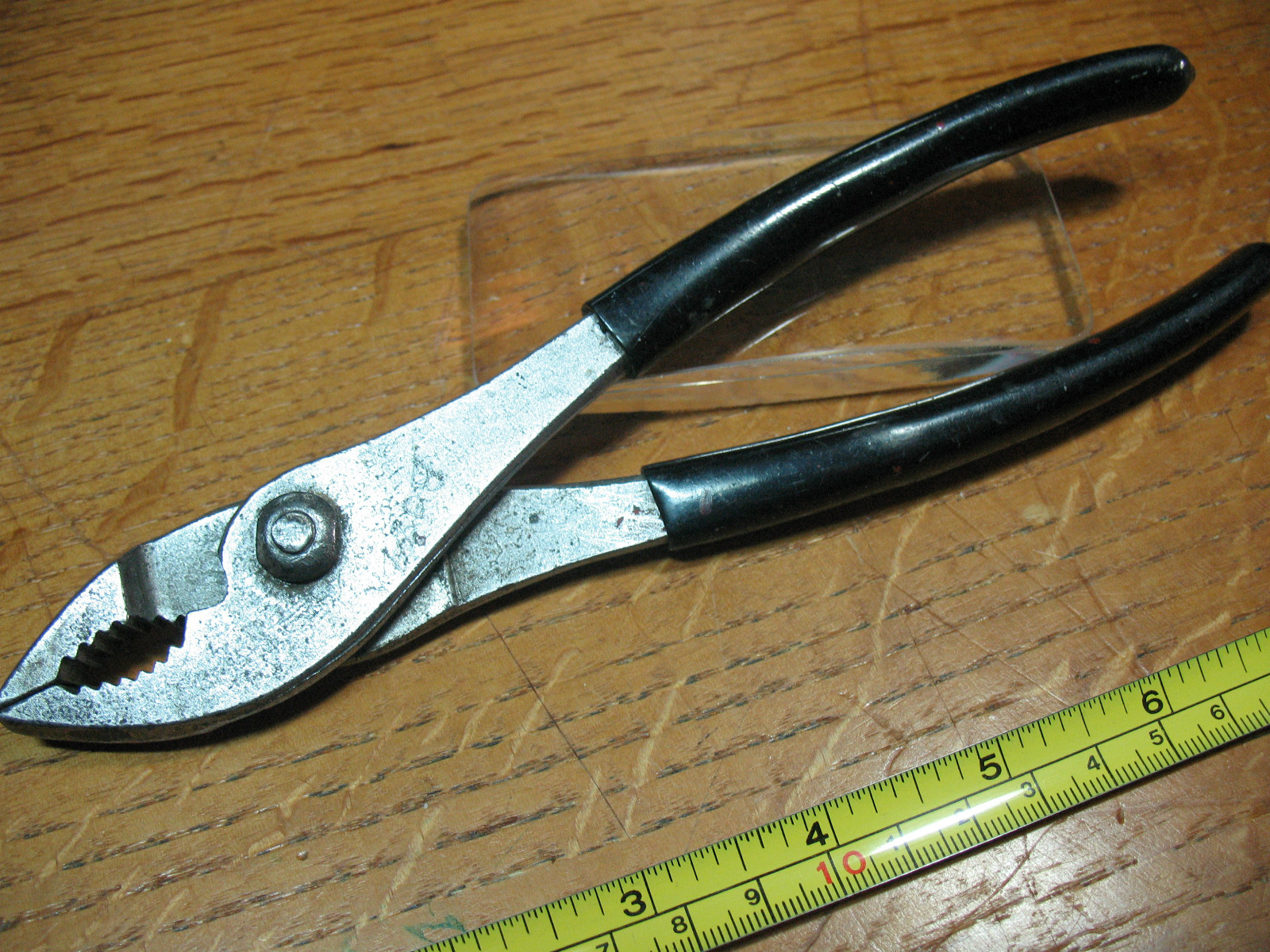 CHALLENGER No. 3158 SLIP JOINT PLIERS 8” RUBBER GRIPS EXLNT’