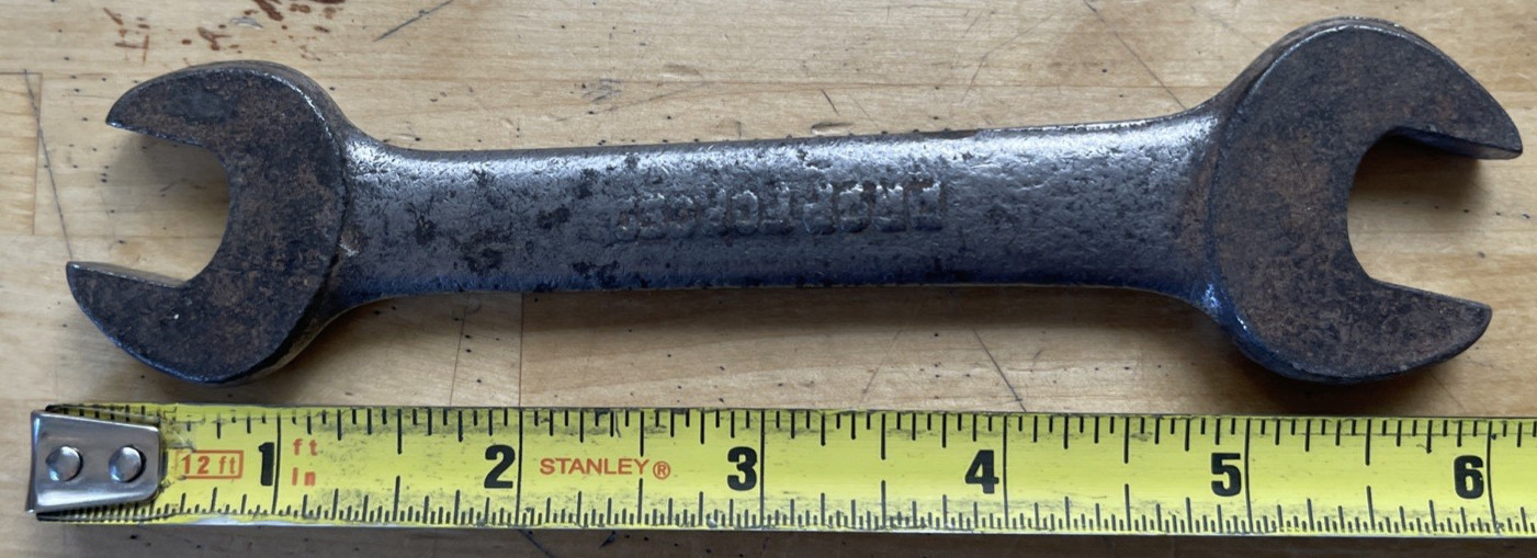 Vintage Bridgeport Hardware Nickel Molybdenum and Others Open-End Wrenches Lot