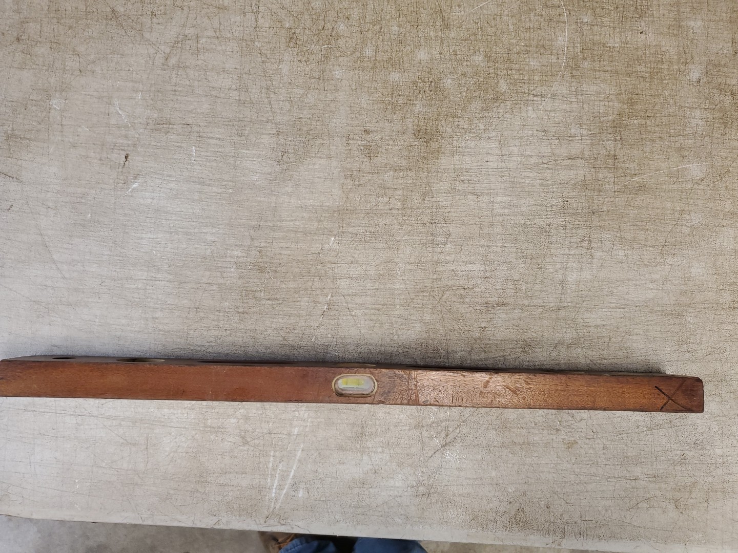 Vintage 24″ LEVEL PORT AUSTIN LEVEL & Tool 3-Bubble Wood 118T24