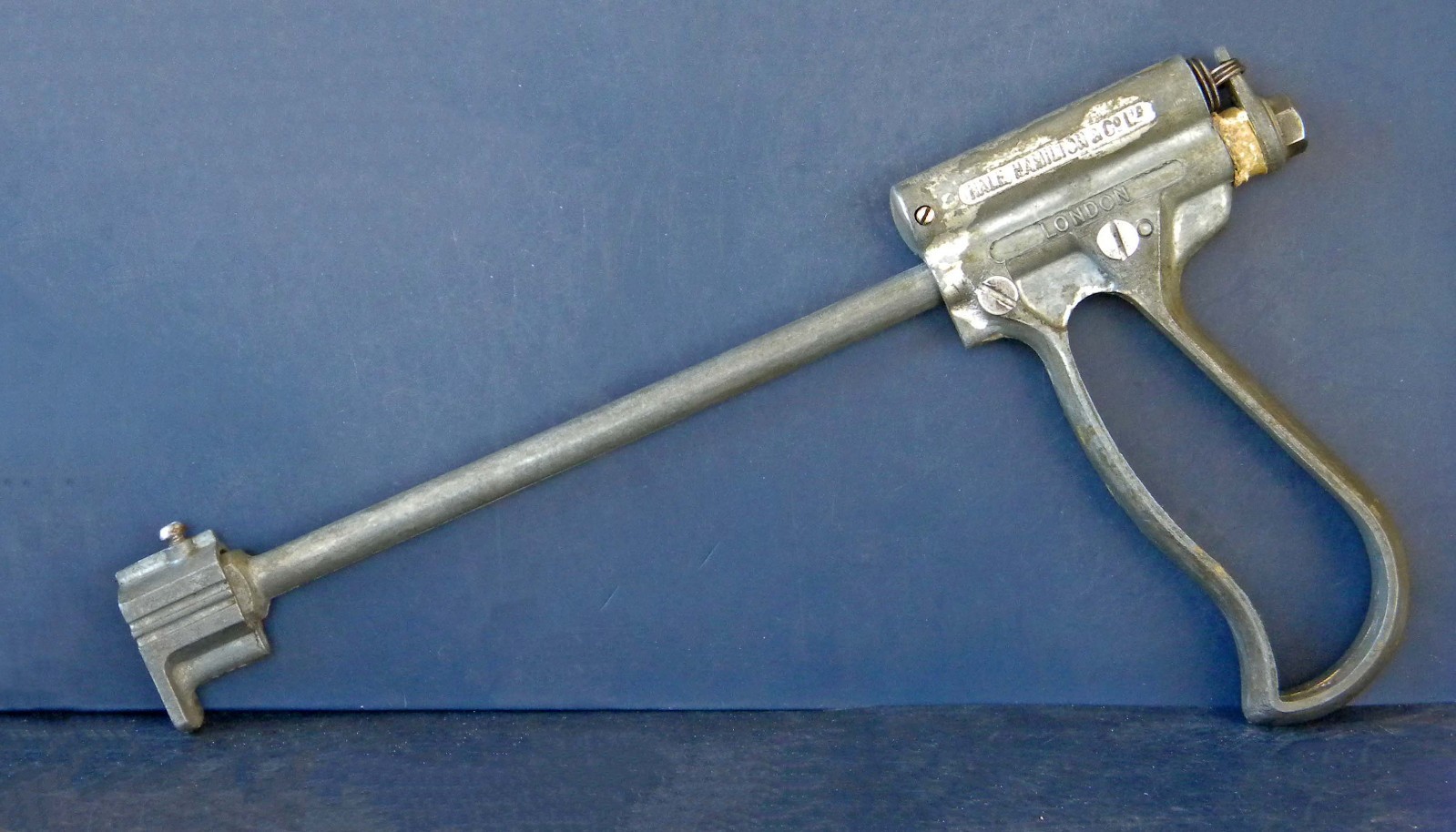 Vtg 1930’s Hale, Hamilton & Co Spring Loaded Padhacksaw Pat’d, London England