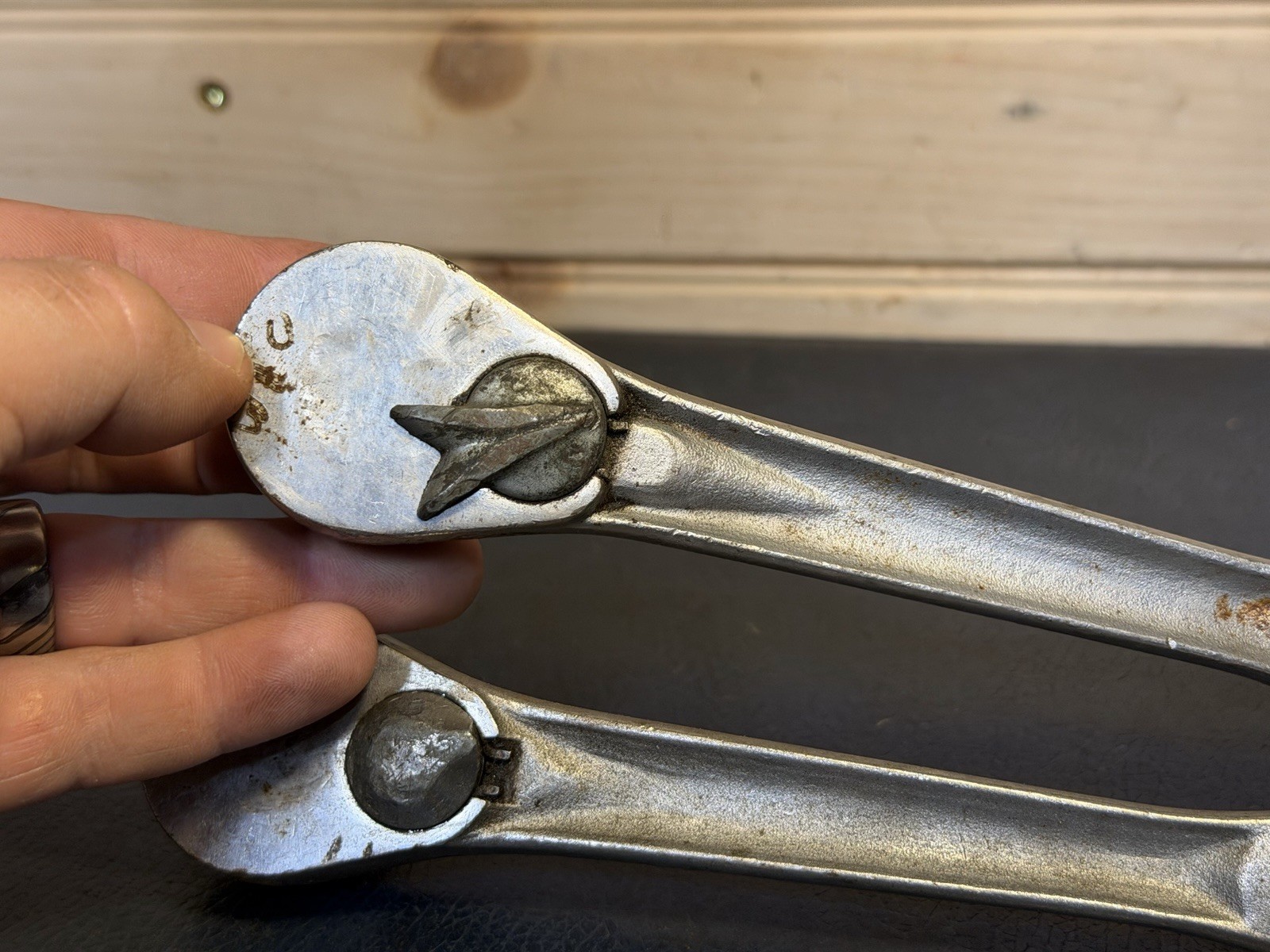 Lot Of 2 Vintage =V= Craftsman Flying V 1/2” 10″ Forged Ratchet For Repair