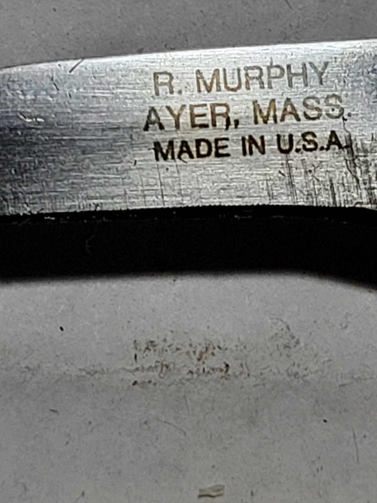 Vintage R. Murphy Handcraft Wood Carving Knife 1 .5″ Blade w/ Rubber Blade Guard