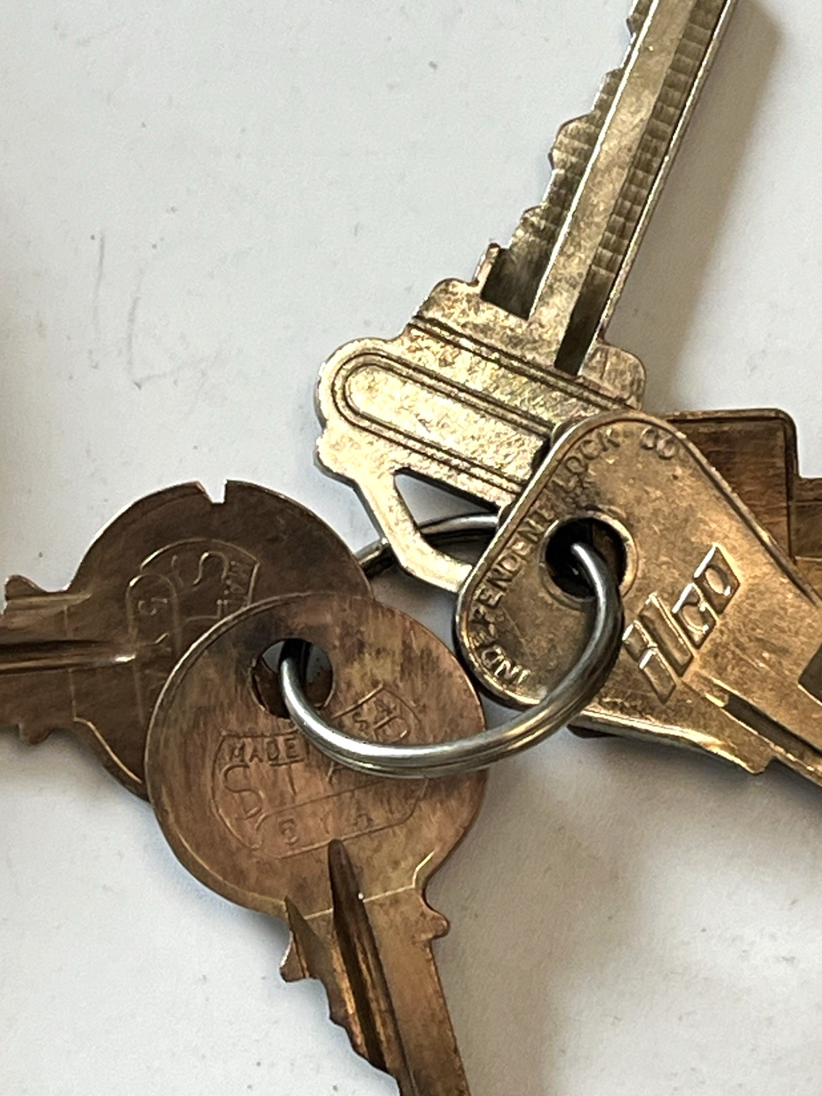 HUGE Vintage Key Padlock LOT Metal Brass Tags Yale Ford IH Master Hudson Hansen