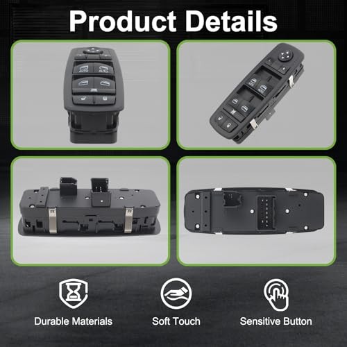 4602863AB Driver Power Window Switch for Dodge Ram 1500 2500 3500 2009 2010