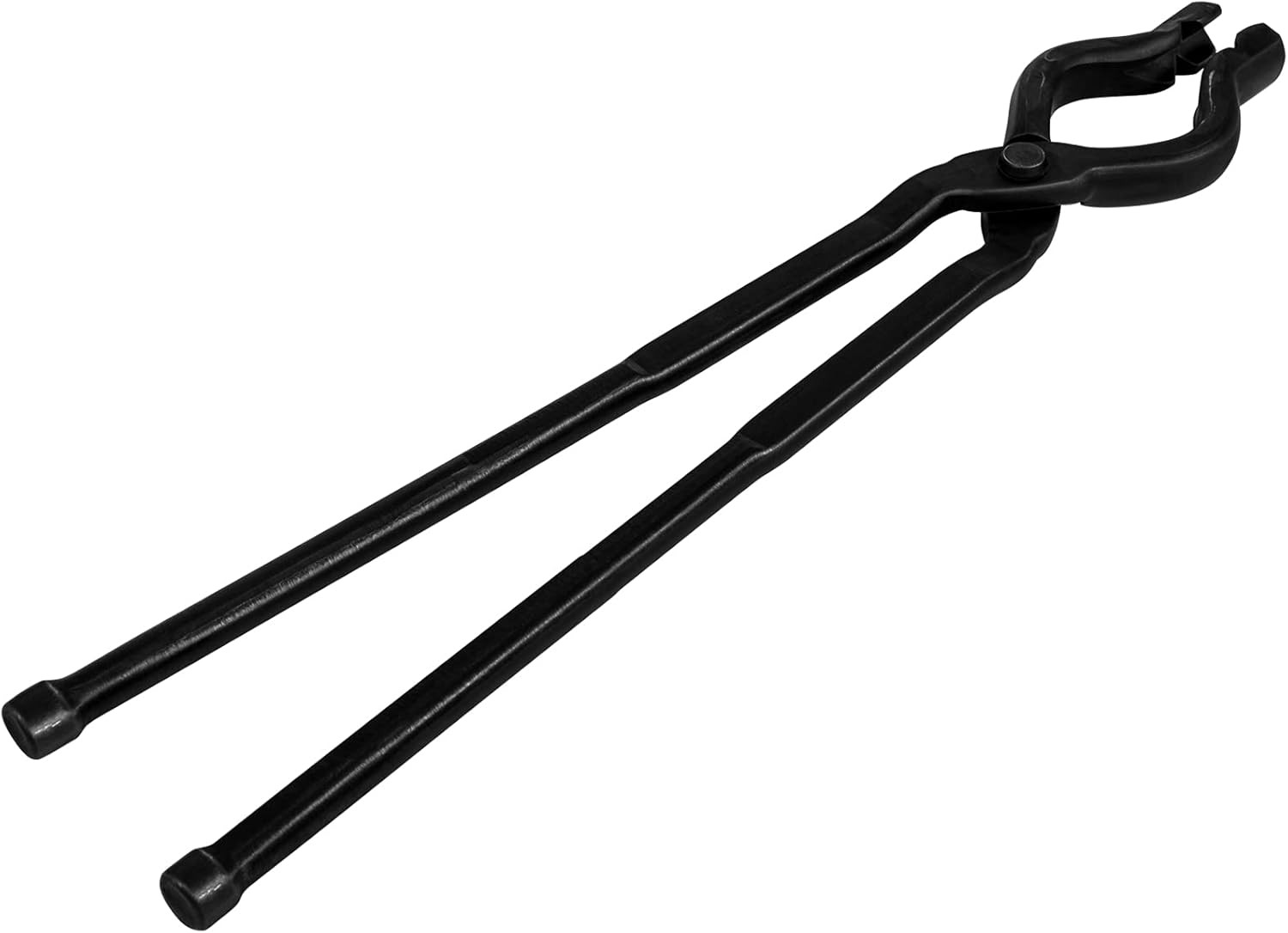 17″ V-Bit Bolt Knife Making Tongs, Blacksmith Bladesmith Anvil Forge Assembled