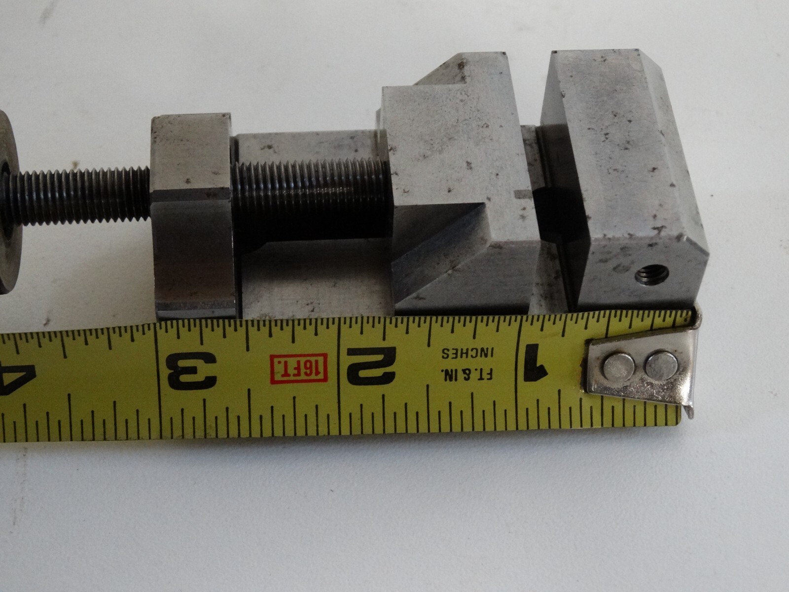 toolmaker made machinist grinding screw vise 3 x 1 5/16 x 1 7/16 opens 1 1/8 in.