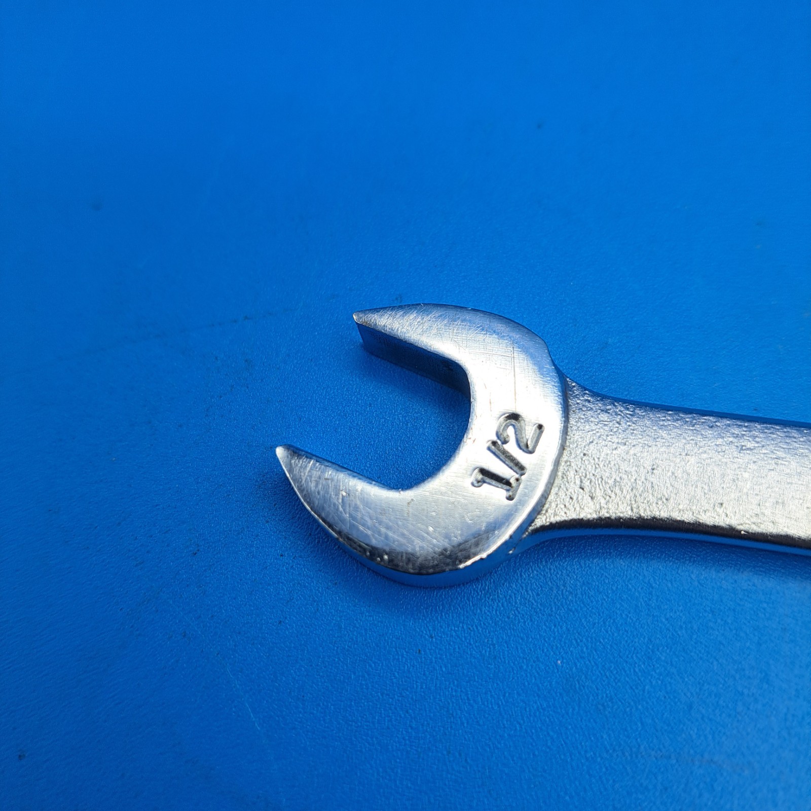 Vintage Craftsman 1/2 x 9/16″ Open End Wrench, No 44579, Mfr Code -V-, USA