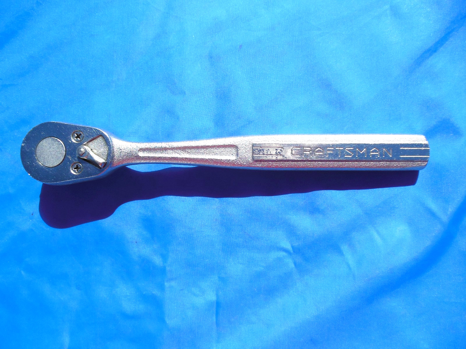 Vtg Craftsman =V= 1/2″ Drive Pear Head Ratchet Oil Port Reversing USA