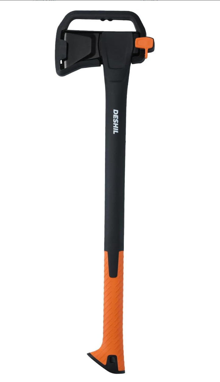 X25 Wood Splitting Axe, 28” Camping Outdoor Hatchet for Wood Splitting