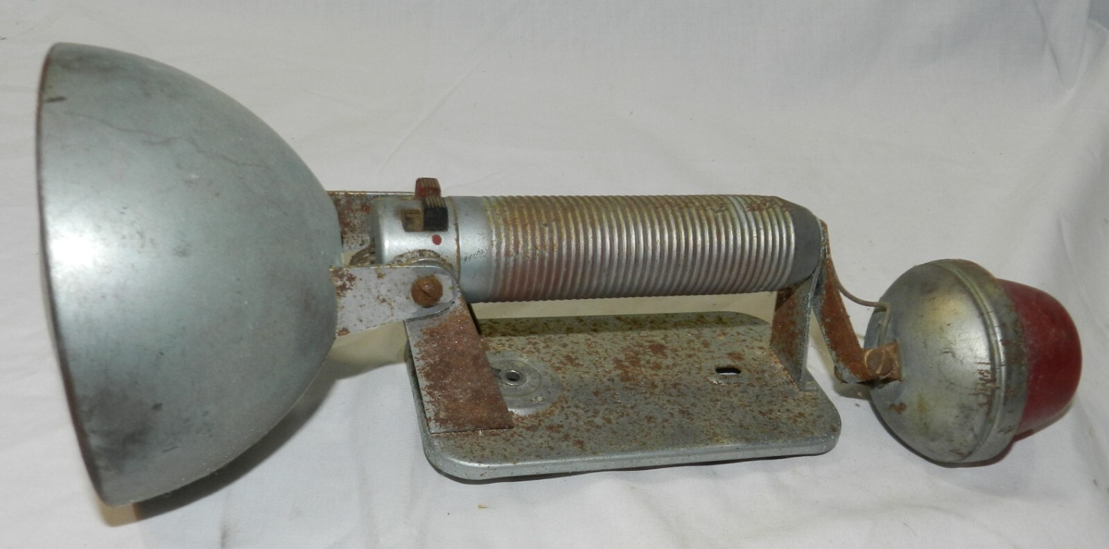 Vintage General Electric Flashlight / Lantern with red tail light