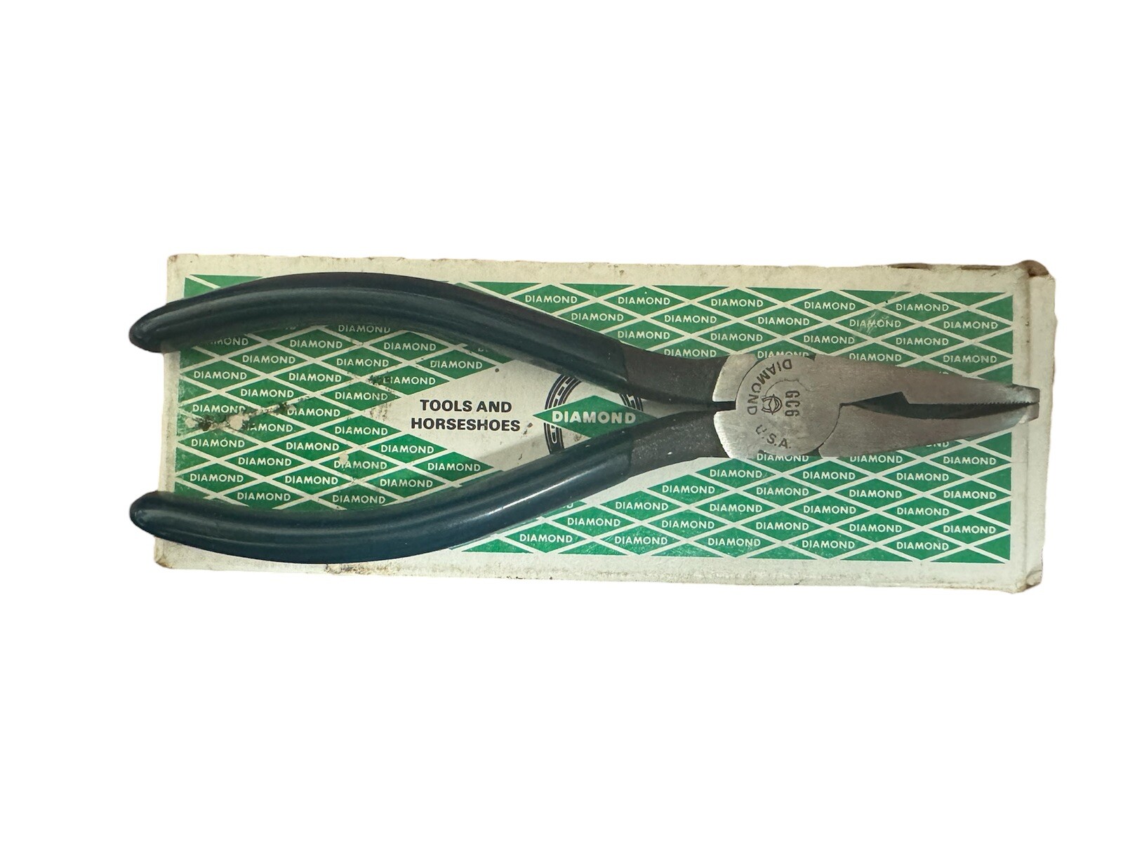 Diamond Tools And Horseshoe GC6 Glass Breaking Pliers – 6” – USA Vintage