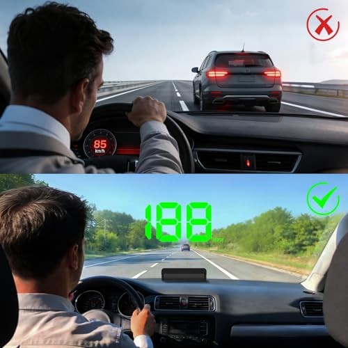 Heads up Display for Cars,Car HUD,Head up Display for Car,Digital GPS HUD K1