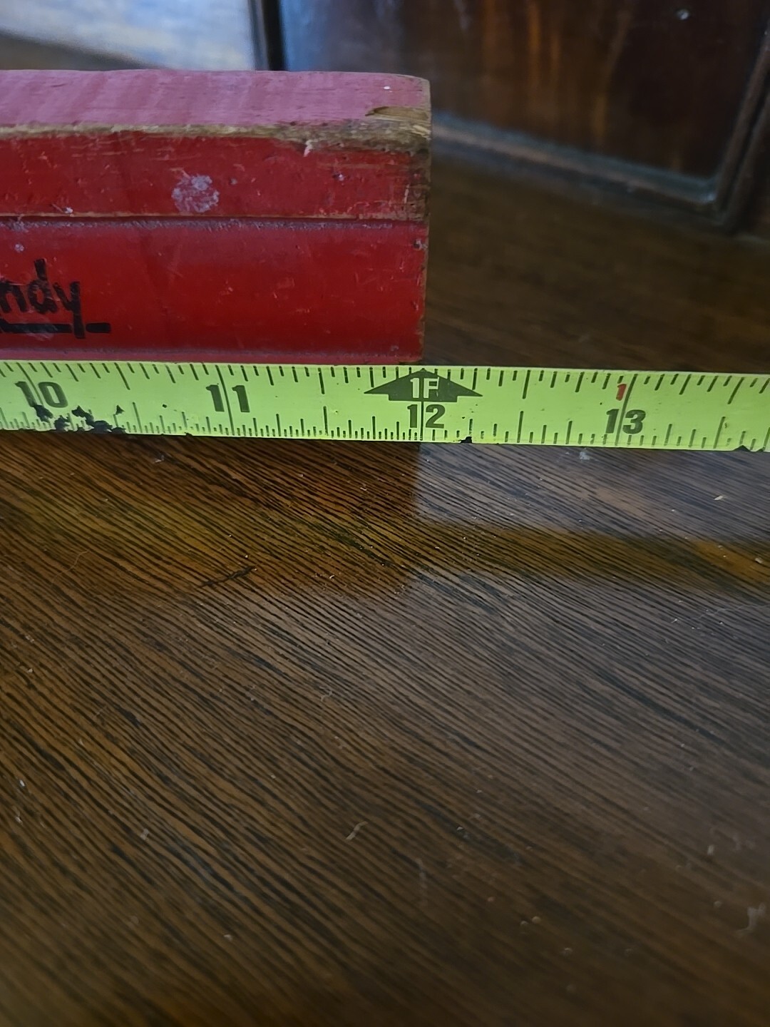 Vintage Red Handy Andy Level Tool