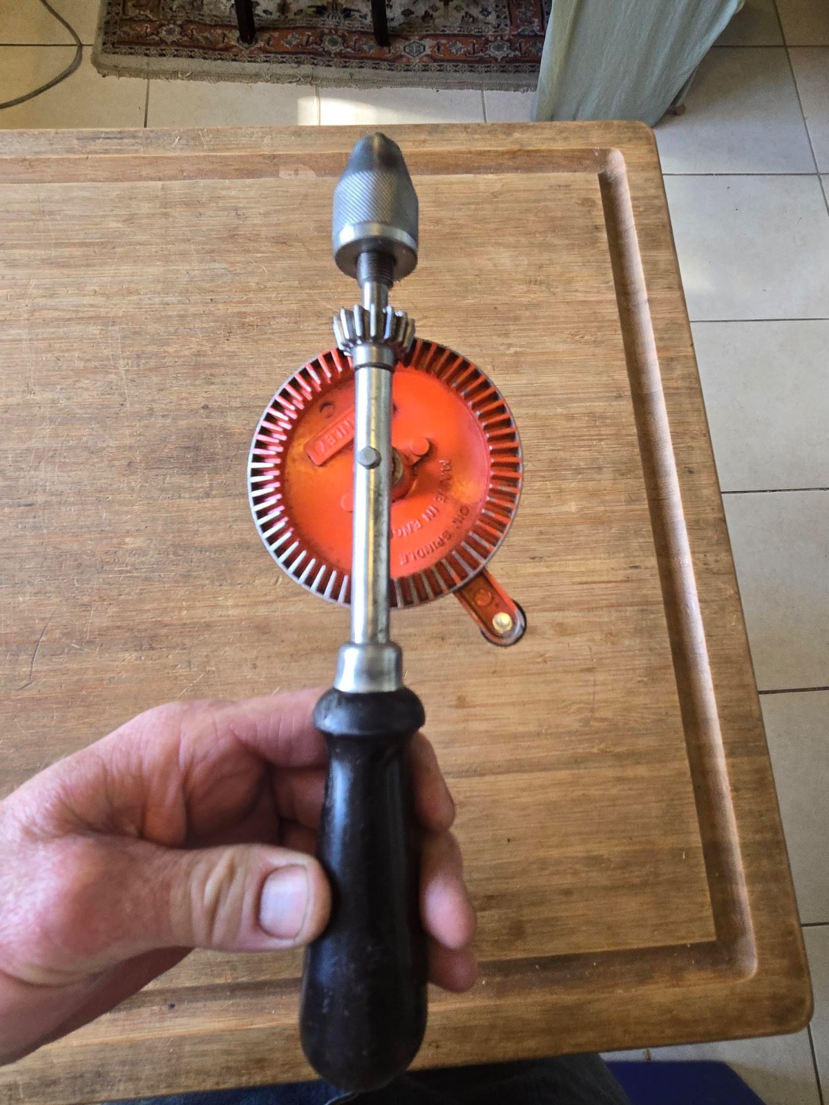 USED Stanley hand drill * Clean & Works Well * England