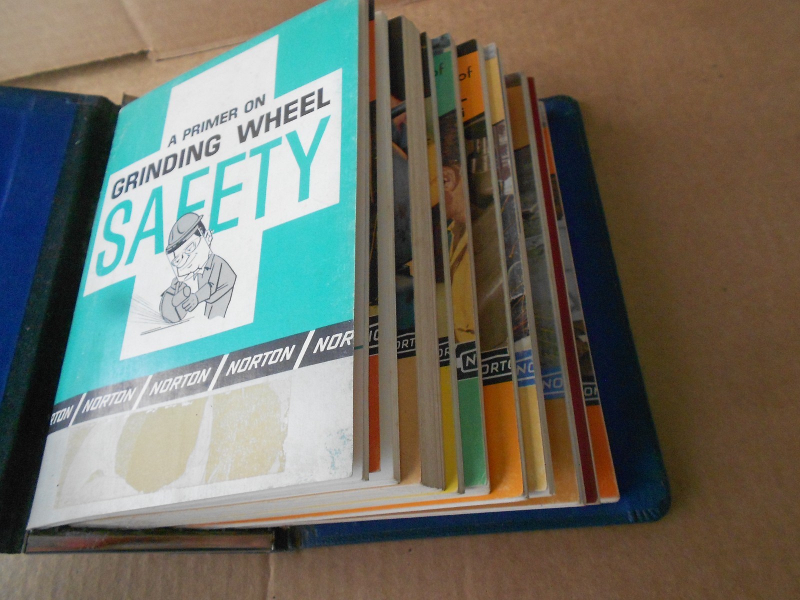 1965 1966 1967 Norton Abrasives Grinding Booklets Lot of 10 in Binder Original