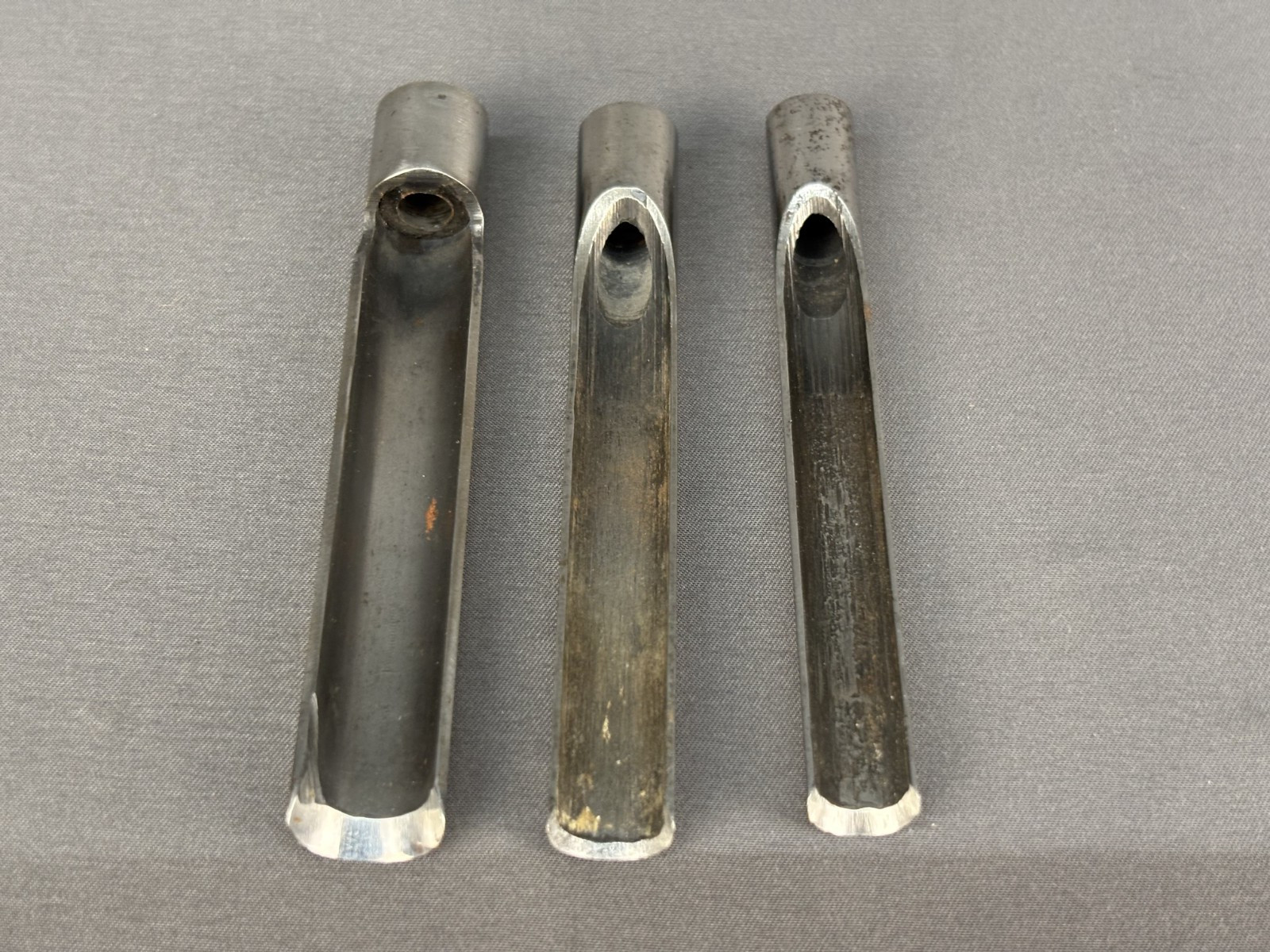 Vintage Adams & Nelson Patternmaker’s 15 pc Gouge Chisel Set, 3/8 – 8, + Case