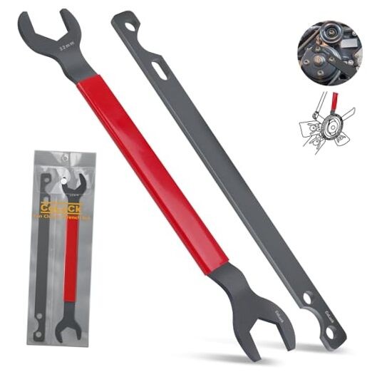 Fan Clutch Wrench Set,32mm & 36mm Clutch Fan Tool Wrench,Water Pump Red Handle