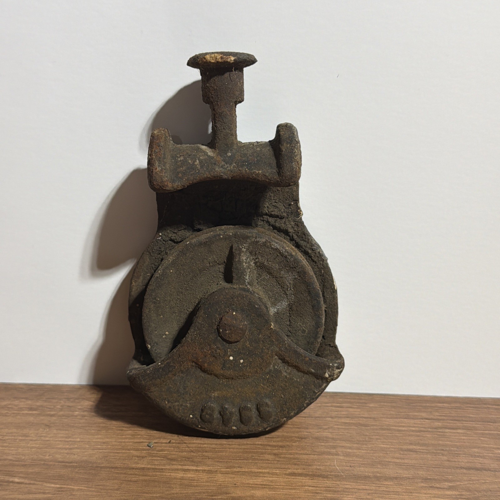ANTIQUE F E MYERS H308 CAST IRON BARN HAY LOFT DROP PULLEY USA