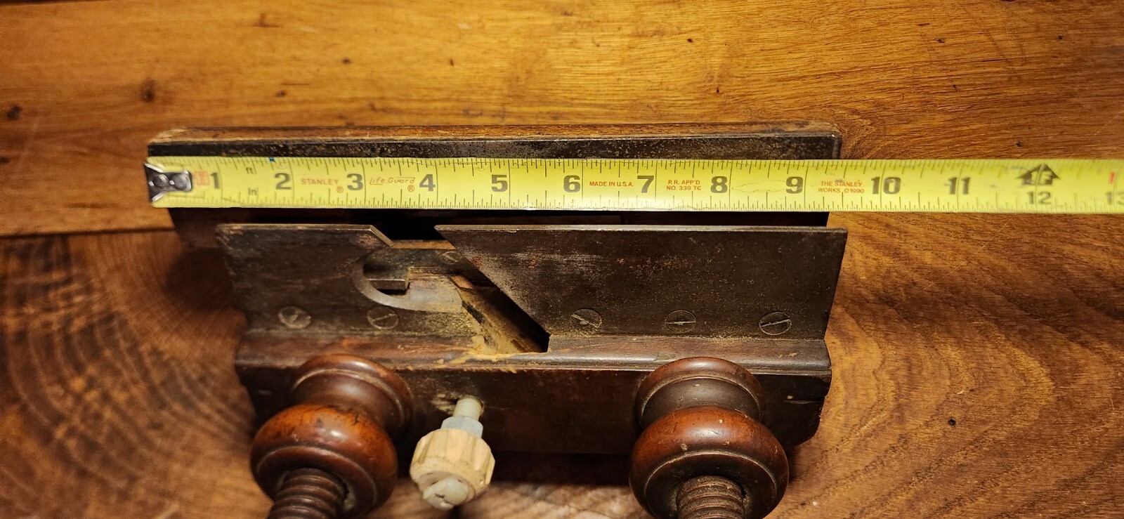 Antique Greenfield Tool Co Wooden Plow Plane, Used Condition, L@@k