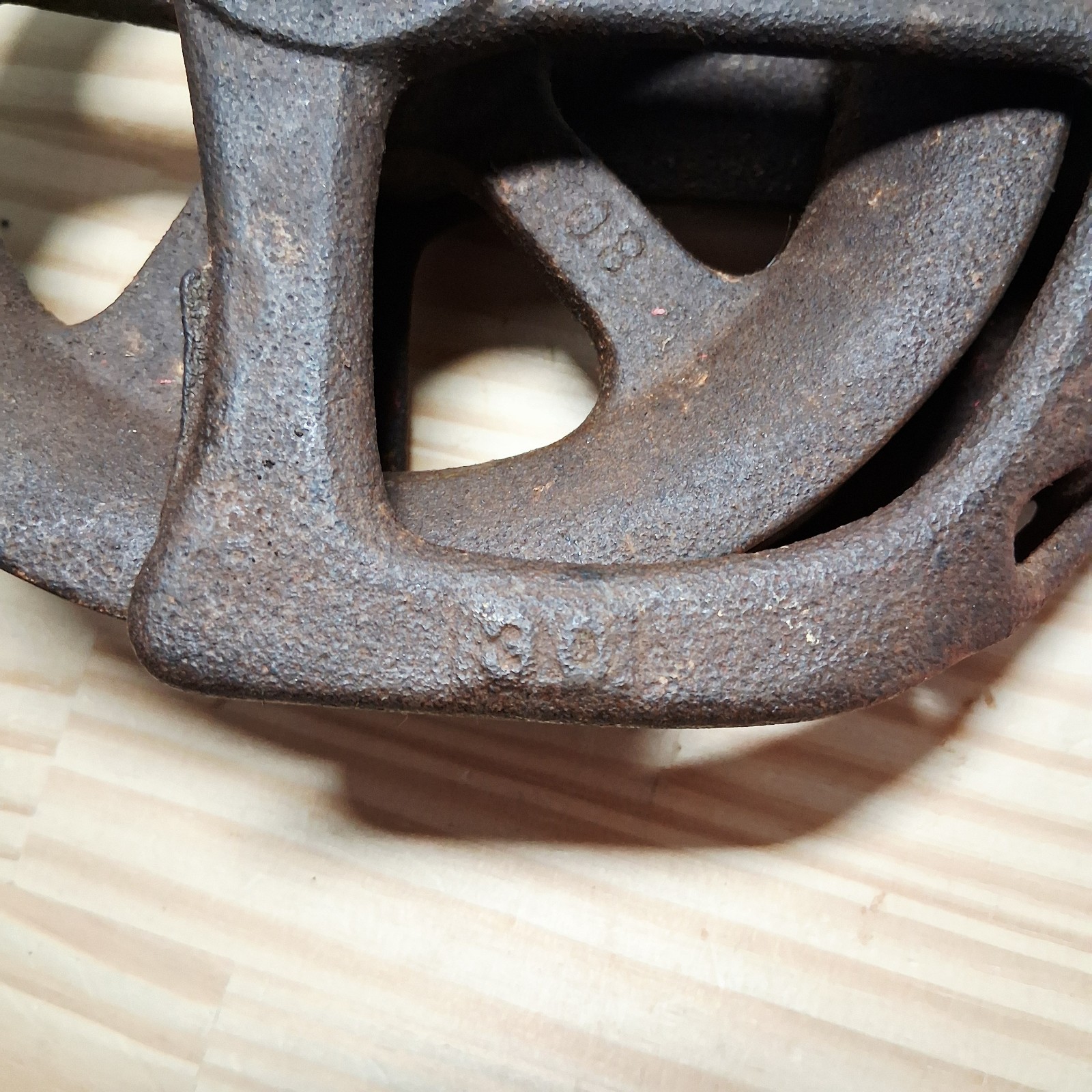 Antique Cast Iron Well Pulley Wheel 30 80 Sheave Barn Hoist Farm Decor Steampunk