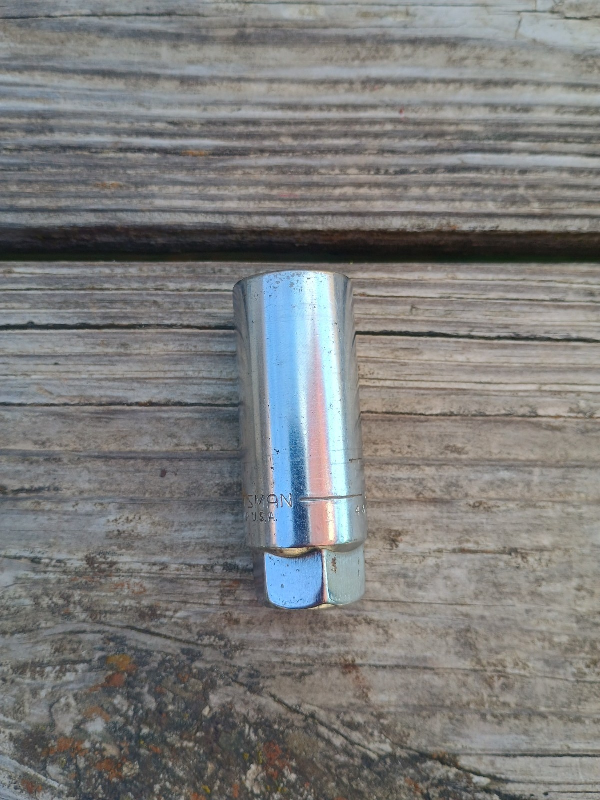 Vintage Craftsman 5/8″ Spark Plug Socket 3/8″ Drive Inverted G 43324 USA