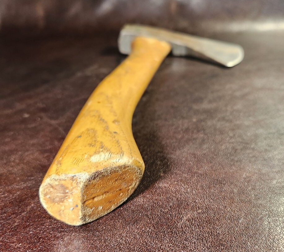 Vintage Norlund Tomahawk Hatchet W/Estwing No. 1 Leather Sheath, Axe Throwing!