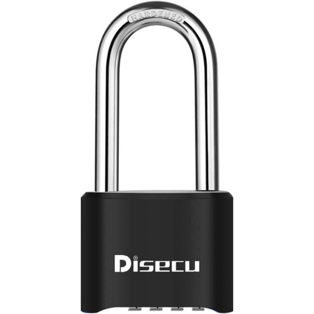 Heavy Duty 4 Digit Combination Lock Outdoor Waterproof Padlock with 2.5 Inch