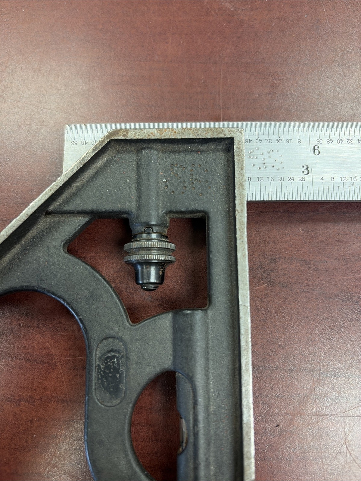 Vintage L S Starrett No 4 RGRAD – 12″ Combination Square Tool Level