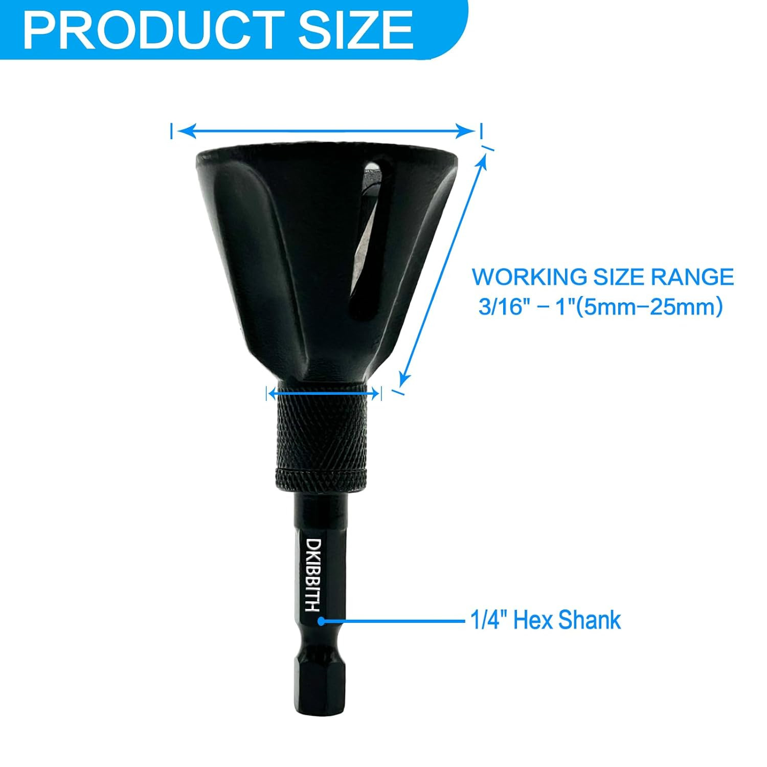 Carbide Deburring Tool, Chamfer External Edges of Threaded Rod Bolt Pipe, Rem…