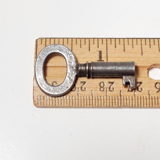 Vtg Small Open Barrel Skeleton Key Approx 1 3/8″ Long Marked No 178 cat#J5-33
