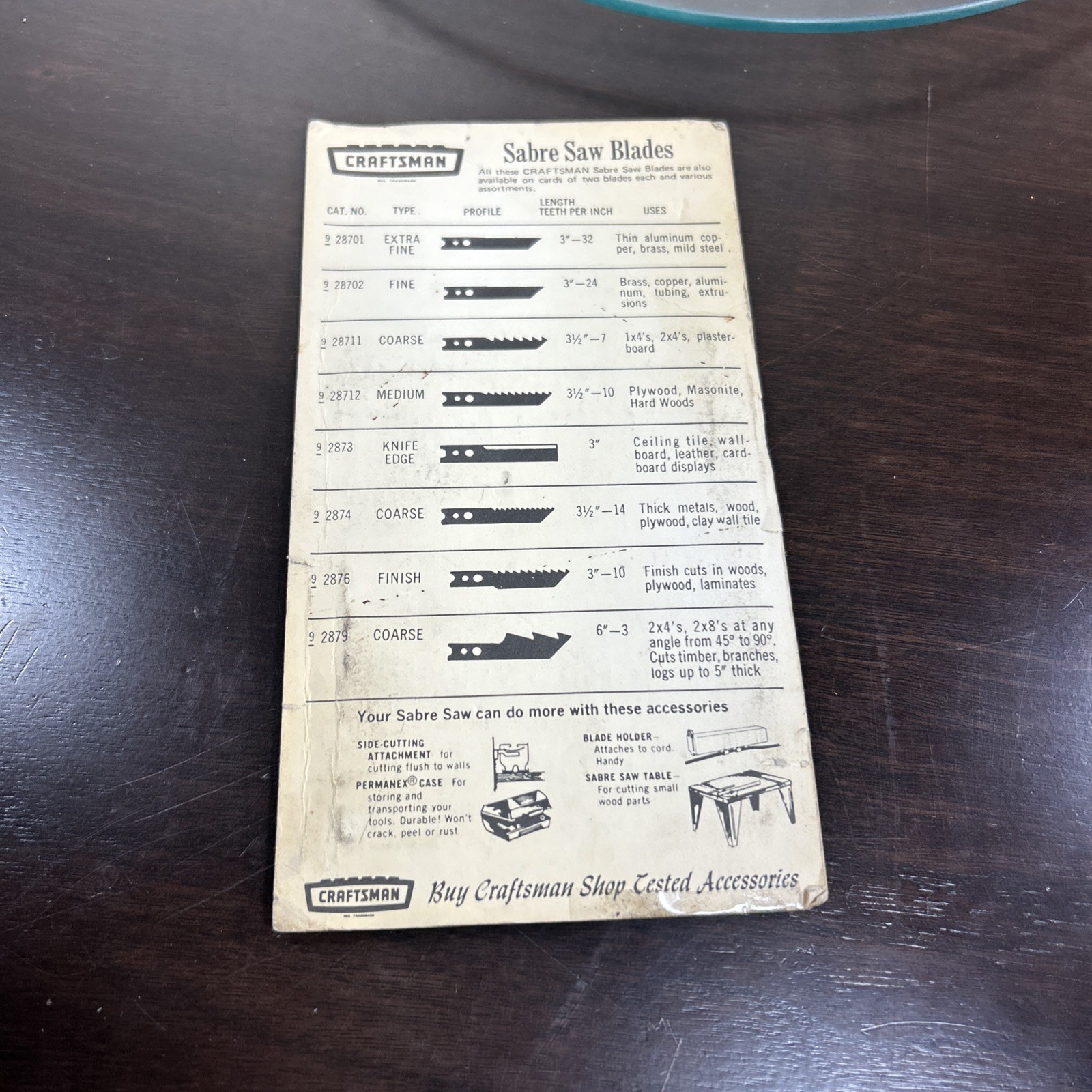 10-Pack of Sears Craftsman Sabre Saw Wood Blades 10 Teeth Per Inch New Old Stock