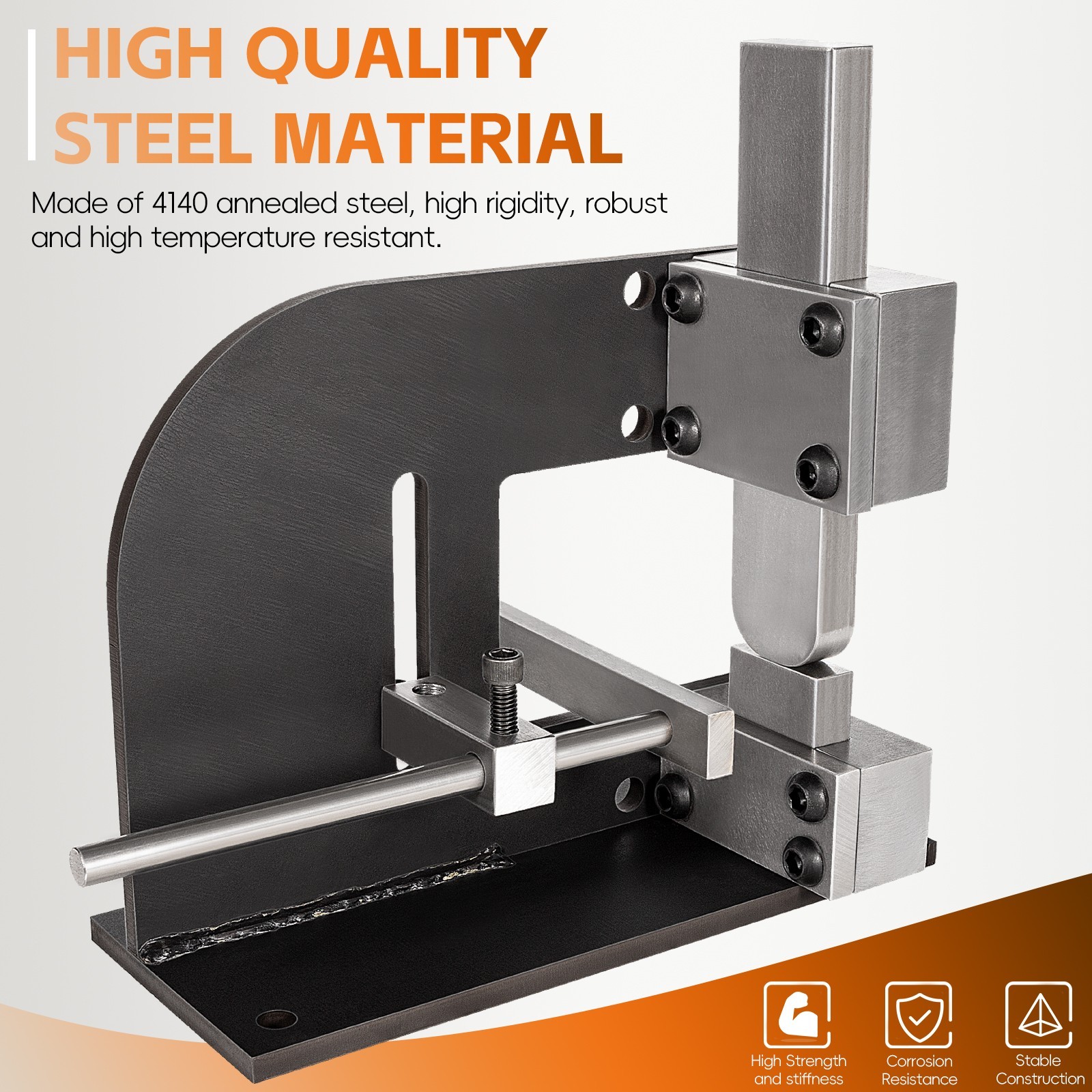 Blacksmith Guillotine Tool, Forge Wizard Blacksmith Tool with Dies and Guides