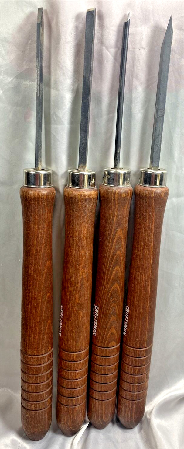 Set of Four Craftman High Speed Steel Chisels