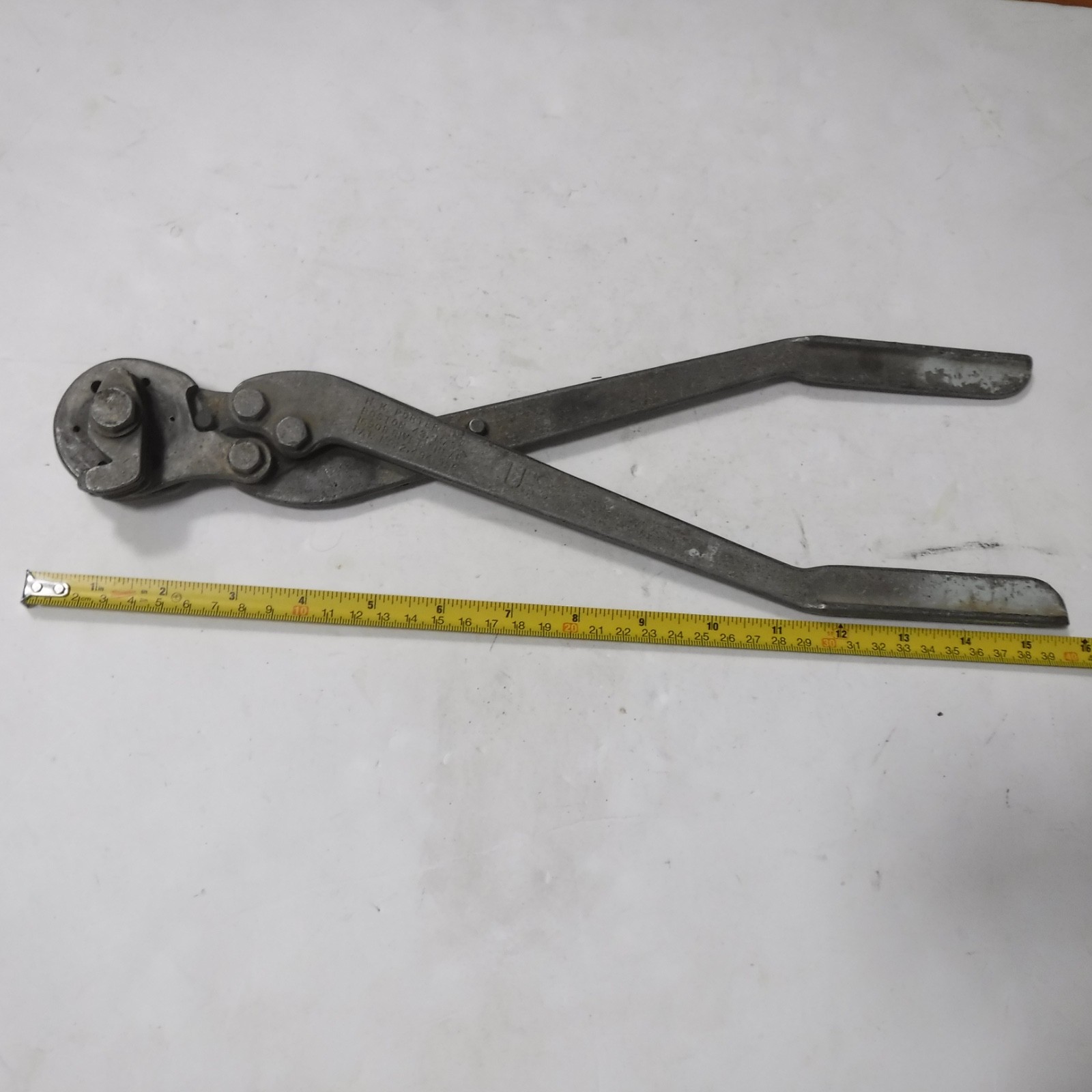 Vintage H.k. Porter 1690R Rivet Shear Metal Boston Mass MARKED US VERY NICE COND