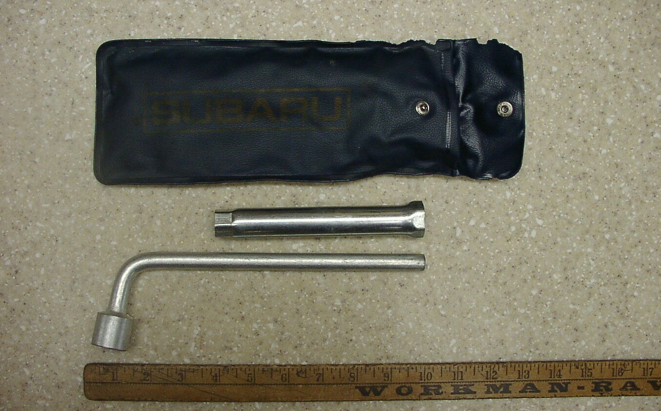 Vintage Subaru Trunk Tool Kit,Pouch With two Tools,Check It Out!